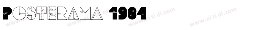 Posterama 1984字体转换